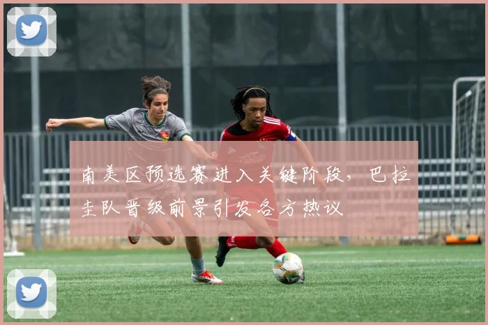 南美区预选赛进入关键阶段,巴拉圭队晋级前景引发各方热议 - 足彩网推荐